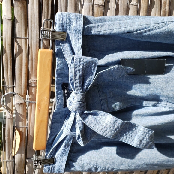 Denim Wide Leg Trousers - Picture 2 of 3